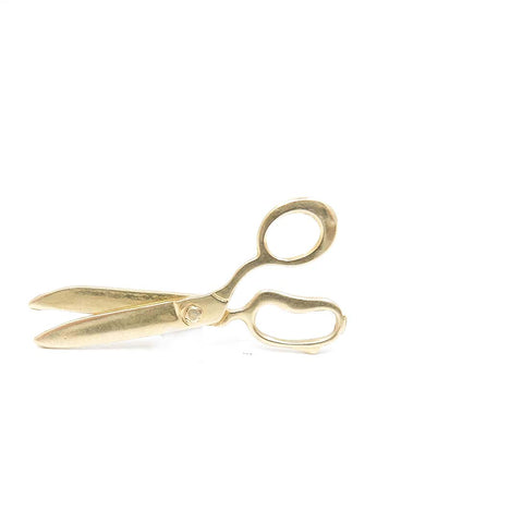 Vintage 9ct Gold Moving Scissors Charm