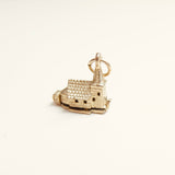 9ct Gold vintage opening church charm