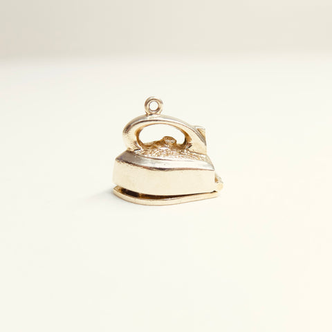 Vintage 9ct Gold Opening Iron Charm