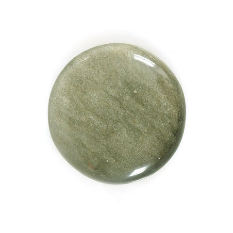 green obsidian round gemstone - handmade semi precious stone rings made to order