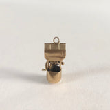Vintage 9ct Gold Charm - Wishing Well  Charm for charm bracelets