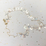 Mother Of Pearl 9ct Gold Initial Necklace
