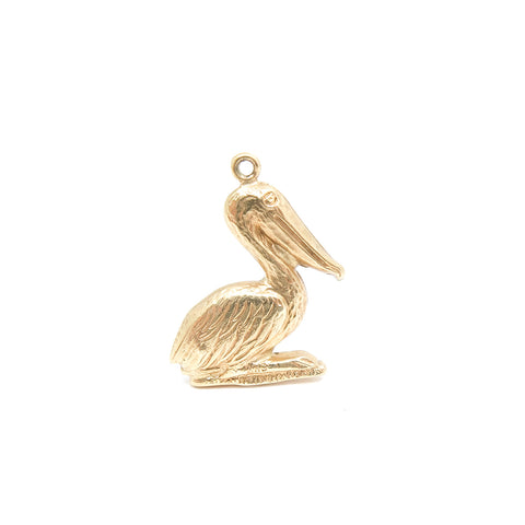 Vintage 9ct Gold Pelican Charm