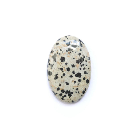 Dalmatian jasper oval cabochon bespoke ring gemstone alice eden earth ring