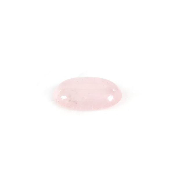 oval rose quartz semi precious gemstone - for handmade earth rings in gold or silver