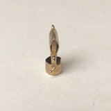 Vintage 9ct Gold Charm - Wishing Well Charm for charm bracelets - rare and unique - side