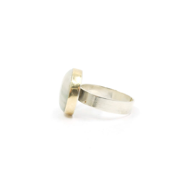 Moonstone Gemstone Ring Set in 9ct Gold 'INTUITION'