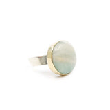 Moonstone Gemstone Ring Set in 9ct Gold 'INTUITION'