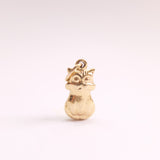 Vintage 9ct Gold Cartoon Cat Charm