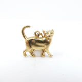 Vintage 9ct Gold Walking Cat Charm