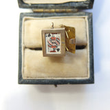 Vintage 9ct Gold Deck of Cards Opening Charm