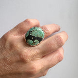 Tibetan Turquoise Pale Bespoke Gemstone Ring 'HEALING'