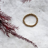 Gold Belcher Chain Ring
