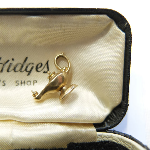Vintage 9ct Gold Aladdins Lamp Charm