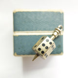 Vintage 9ct Gold Dice Spinner Casino Charm