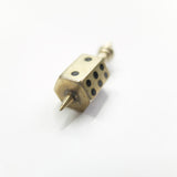 Vintage 9ct Gold Dice Spinner Casino Charm
