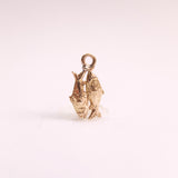 Vintage 9ct Gold Pisces Fish Charm