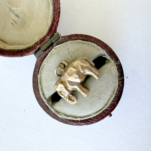 Vintage 9ct Gold Elephant Charm