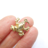 Vintage 9ct Gold Frog Charm