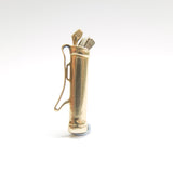 Vintage 9ct Gold Golf Clubs Charm