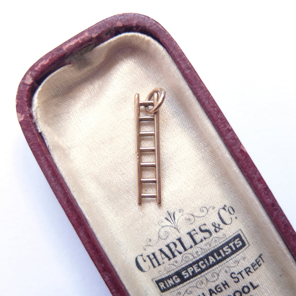 Vintage 9ct Gold Ladder Charm