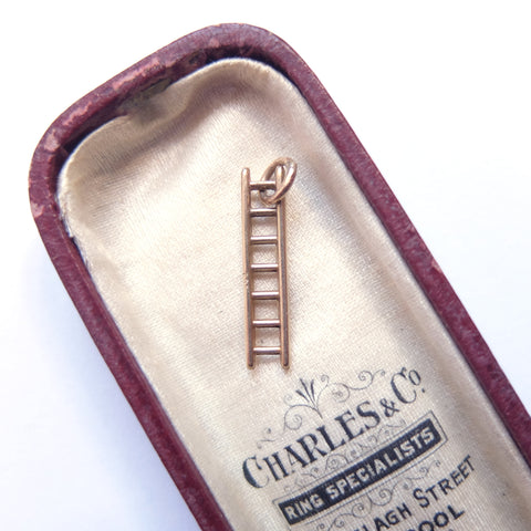 Vintage 9ct Gold Ladder Charm