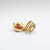 Vintage 9ct Gold Opening Lobster Pot Cage Charm