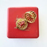 Vintage 9ct Gold Opening Lobster Pot Cage Charm