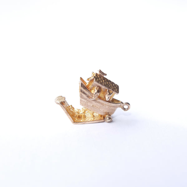 Vintage 9ct Gold Opening Noahs Ark Charm