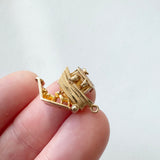 Vintage 9ct Gold Opening Noahs Ark Charm