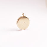 Vintage 9ct Gold Round Opening Locket Charm