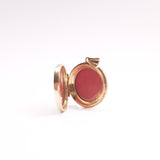 Vintage 9ct Gold Round Opening Locket Charm