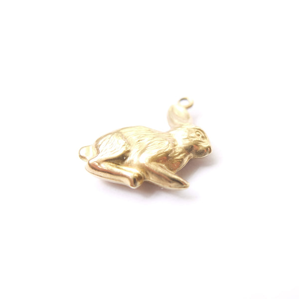Vintage 9ct Gold Rabbit Bunny Charm