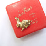 Vintage 9ct Gold Rabbit Bunny Charm