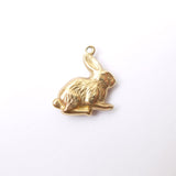 Vintage 9ct Gold Rabbit Bunny Charm