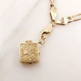 Vintage 9ct Gold Opening Record Player Charm