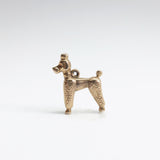 Vintage 9ct Gold Poodle Dog Charm