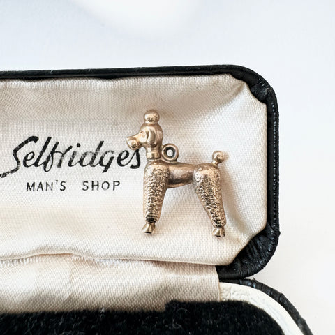Vintage 9ct Gold Poodle Dog Charm