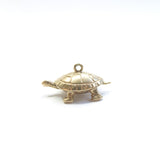 Vintage 9ct Gold Moving Tortoise Charm