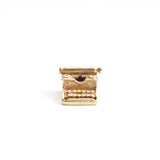 Vintage 9ct Gold Typewriter Charm