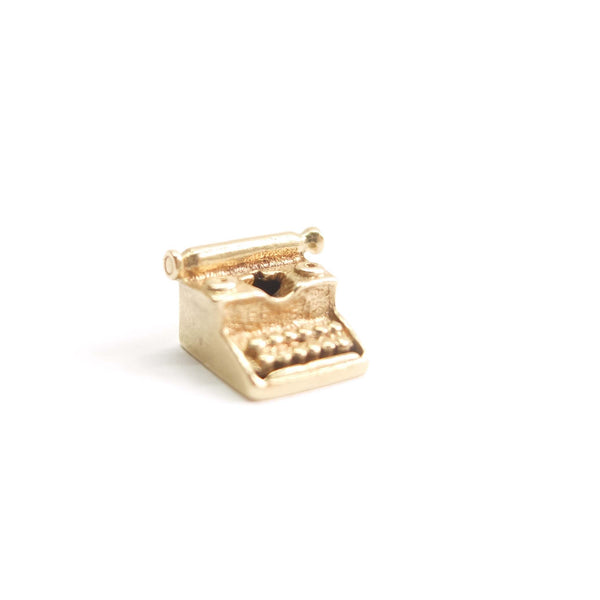 Vintage 9ct Gold Typewriter Charm