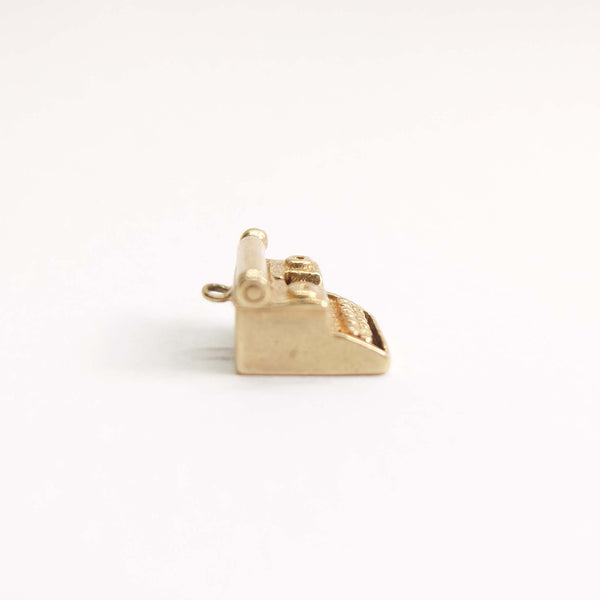 Vintage 9ct Gold Typewriter Charm