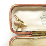 Vintage 9ct Gold Coal Bucket Charm