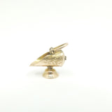 Vintage 9ct Gold Coal Bucket Charm
