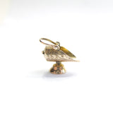 Vintage 9ct Gold Coal Bucket Charm