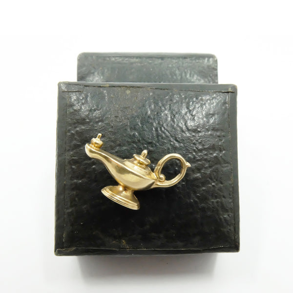 Vintage 9ct Gold Aladdins Lamp Charm