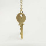 Vintage 9ct Gold 'Key to my Heart' Large Charm