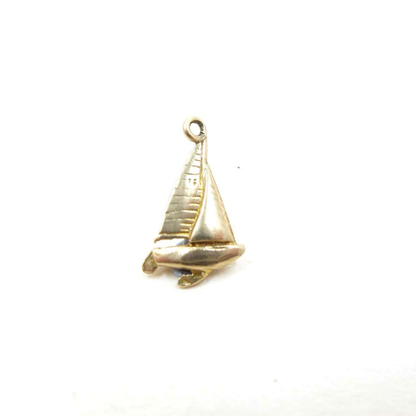 Vintage 9ct Gold Sailing Boat (Yacht) Charm