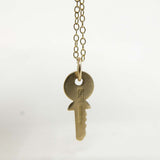 Vintage 9ct Gold 'Key to my Heart' Small Charm