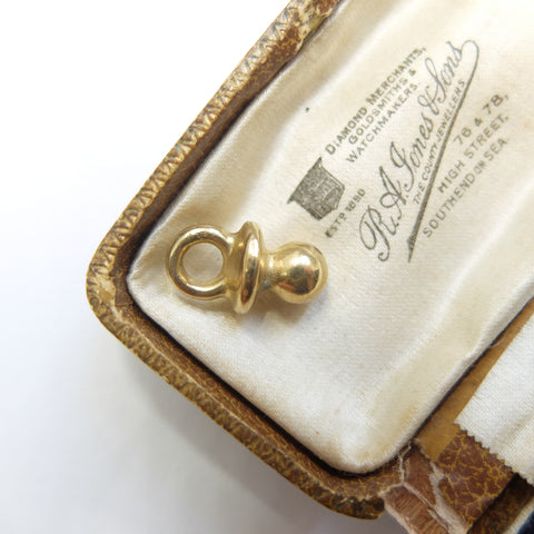 Vintage 9ct Gold Dummy Charm